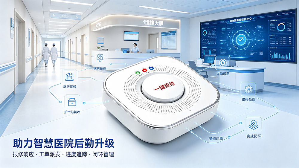 一键报修终端助力智慧医院后勤升级